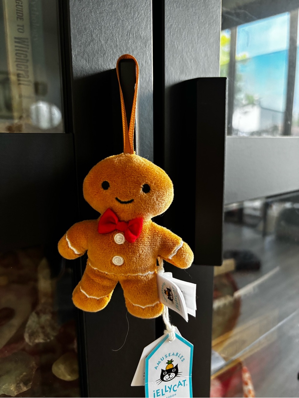 Jellycat Festive Folly Fred Gingerbread Plush Ornament - RETIRED